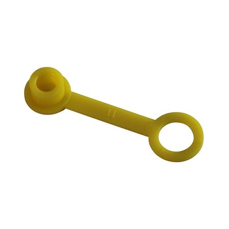 Heritage Industrial Grease Fitting Cap Tab, Yellow H88106